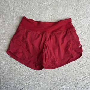 Women's Lululemon Size 2 Speed Up Shorts Lined Athletic Running